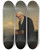Triptych art skateboard deck of Julius Schrader Baron Alexander Von Humboldt 17691859 by Julius Schrader (1815-1900)