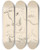 Triptych art skateboard deck of Mikul Galanda Sketchbook_60 by Mikulas Galanda (1895-1938)