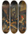 Triptych art skateboard deck of Cornelis Dusart A Tavern Interior With Drinking Peasants by Cornelis Dusart (1660-1704)