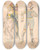 Triptych art skateboard deck of Hans Smidth Studie Med To Figurer Efter Altertavlen I Estvad Kirke Ringkbing Amt by Hans Smidth (1839-1917)