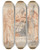 Triptych art skateboard deck of Giuseppe Cesari Madonna And Child With St John The Baptist And Staugustine by Giuseppe Cesari (1568-1640)