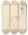 Triptych art skateboard deck of Cyril Kutlk Study Of A Beggar I by Cyril Kutlik