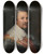 Triptych art skateboard deck of Wybrand De Geest Portrait Of Ernst Casimir I 15731632 Count Of Nassaudietz by Wybrand de Geest (1592-1661)