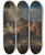 Triptych art skateboard deck of Andrea Sacchi The Baptism Ofchrist_2 by Andrea Sacchi (1599-1661)