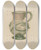 Triptych art skateboard deck of Van Silvay Pitcher_2 by Van Silvay