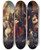 Triptych art skateboard deck of Jan Lievens Quintus Fabius Maximus by Jan Lievens (1607-1674)