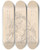 Triptych art skateboard deck of Nicaise De Keyser The Invention Of Drawing_4 by Nicaise De Keyser (1813-1887)