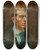 Triptych art skateboard deck of George Luks Portrait Of A Young Man by George Luks (1866-1933)