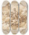 Triptych art skateboard deck of Nicola Maria Rossi Studies For Seated Figures Of Christ And God The Father In Red Chalk by Nicola Maria Rossi (1690-1758)