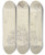 Triptych art skateboard deck of Johann Friedrich August Tischbein Knabe Und Mdchen Mit Einer Taube Vor Einer Mnnlichen Herme Kniend by Johann Friedrich August Tischbein (1750-1812)