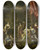 Triptych art skateboard deck of Danil Mijtens The Younger Allegorizing Group Portrait Of The Children Of Diederic Pietersz Van Leyden Van Leeuwen Burgomaster Of Leiden And Alida Paets by Daniel Mijtens The Younger (1644-1688)