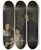 Triptych art skateboard deck of Gerard Ter Borch The Van Moerkerken Family by Gerard Ter Borch (1617-1681)