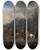 Triptych art skateboard deck of Thomas Wijck A Troop Of Cavalrymen And Other Figures Outside An Inn A Hill Fort Beyond by Thomas Wijck (1616-1677)