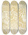 Triptych art skateboard deck of Jan Toorop Vrouw Met Vlinder Bij Een Vijver Met Twee Zwanen by Jan Toorop (1858-1928)