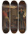 Triptych art skateboard deck of Jacobus Schoemaker Doyer Jan Van Speijk Debating Whether To Set Fire To The Gunpowder by Jacobus Schoemaker Doyer (1792-1867)