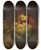 Triptych art skateboard deck of Robert Loftin Newman Mother And Child by Robert Loftin Newman (1827-1912)