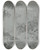 Triptych art skateboard deck of William Taverner Landscape With A Distant Classical Building And A Man Fishing by William Taverner (1700-1772)