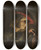 Triptych art skateboard deck of Matthias Stom Soldier Lighting A Candle by Matthias Stom (1600-1650)