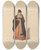 Triptych art skateboard deck of John Richard Coke Smyth Sketches Of Costume Pl009 by John Richard Coke Smyth (1808-1882)