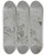 Triptych art skateboard deck of Jacob De Wit Kopf Eines Mannes Im Profil Mehrere Schreitende Figuren Sowie Federproben by Jacob de Wit (1695-1754)