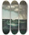 Triptych art skateboard deck of Hermann Urban Nach Dem Regen by Hermann Urban (1866-1946)
