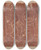 Triptych art skateboard deck of Moissej Kogan Twee Naakte Zittende Vrouwen by Moissej Kogan