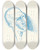 Triptych art skateboard deck of Mikul Galanda The Head Of A Man by Mikulas Galanda (1895-1938)