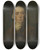 Triptych art skateboard deck of Sir Henry Raeburn Portrait Of Alexander Edgar by Sir Henry Raeburn (1756-1823)