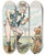 Triptych art skateboard deck of John Samuel Pughe His Neighborly Suggestion by John Samuel Pughe (1870-1909)