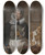 Triptych art skateboard deck of Cornelis De Vos Abraham Grapheus by Cornelis de Vos (1584-1651)