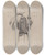 Triptych art skateboard deck of Charles Louis Mller A Bearded Gentleman With A Glass Of Wine by Charles Louis Muller (1815-1892)