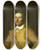 Triptych art skateboard deck of Bartholomeus Van Der Helst Portrait Of An Officer by Bartholomeus van der Helst (1613-1670)
