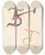 Triptych art skateboard deck of Elizabeth Johnson Branding Iron_2 by Elizabeth Johnson