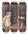 Triptych art skateboard deck of Arthur Rackham At Last She Reached The Cellar And There She Found An Old Old Woman With A Shaking Head by Arthur Rackham (1867-1939)