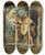 Triptych art skateboard deck of Follower Of Peter Paul Rubens The Prophet Elijah Nourished By The Angel by Follower Of Peter Paul Rubens (1577-1640)