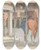 Triptych art skateboard deck of Robert Polhill Bevan The Bayhorse Tattersalls by Robert Polhill Bevan (1865-1925)