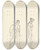 Triptych art skateboard deck of Padraic Colum The Childrens Homer Pl 53 by Padraic Colum (1881-1972)