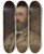 Triptych art skateboard deck of Douard Manet Jeanbaptiste Faure 18301914 by douard Manet (1832-1883)