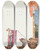 Triptych art skateboard deck of Padraic Colum The Childrens Homer Pl 41 by Padraic Colum (1881-1972)