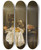 Triptych art skateboard deck of Willem Claesz Heda A Banketje Still Life With A Roemer A Silver Tazza On Its Side A Ham Peaches A Salt Cellar A Bread Roll And A White Cloth On A Partly Draped Table by Willem Claesz Heda (1594-1680)