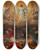 Triptych art skateboard deck of Netherlandish School The Transfiguration Of Christ by Netherlandish School