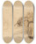 Triptych art skateboard deck of Albert Besnard Etude Densemble Pour La Maladie Ecole De Pharmacie by Albert Besnard (1849-1934)