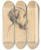 Triptych art skateboard deck of Marcellingilbert Desboutin Degas by Marcellin-Gilbert Desboutin (1823-1902)