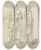 Triptych art skateboard deck of Jacques Callot Ein Kavalier Mit Seiner Dame by Jacques Callot (1592-1635)