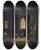 Triptych art skateboard deck of Lonmathieu Cochereau La Salle Du Xiiie Sicle Au Muse Des Monuments Franais by Leon Mathieu Cochereau (1793-1817)