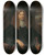 Triptych art skateboard deck of Caspar Netscher Portrait Of Cornelis Backer 163381 Councillor Alderman And Colonel Of The Amsterdam Militia by Caspar Netscher (1639-1684)