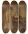 Triptych art skateboard deck of Robert Smirke Olivia And Maria by Robert Smirke (1752-1845)
