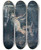 Triptych art skateboard deck of Ernst Josephson Sketch For The Water Sprite_1 by Ernst Josephson (1851-1906)