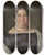 Triptych art skateboard deck of Axel Johan Fgerplan Lovisa Isabella Bjurberg 18141864 by Axel Johan Fagerplan