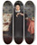 Triptych art skateboard deck of Wilhelm Trbner On The Sofa by Wilhelm Trubner (1851-1917)